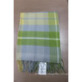 Wool and Cashmere Blended Plaid Shawls